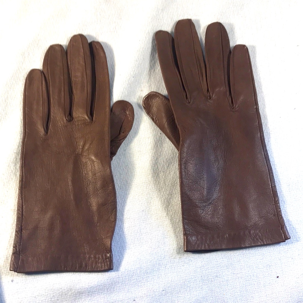 Elegant Butter Soft Brown Leather Second Skin Feel Fashion Driving Womens Gloves